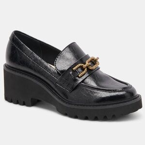 Dolce Vita leather platform loafer.